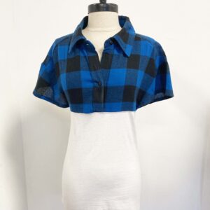 T-shirt w/ flannel top