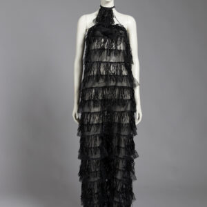 Black Sheer Fringe Jumper