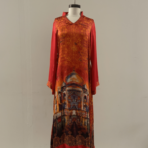 Silk Taj Mahal Dress
